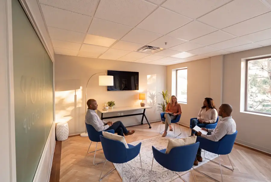 The group therapy room
